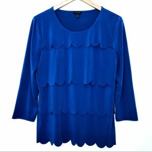 Talbots Royal Blue Blouse